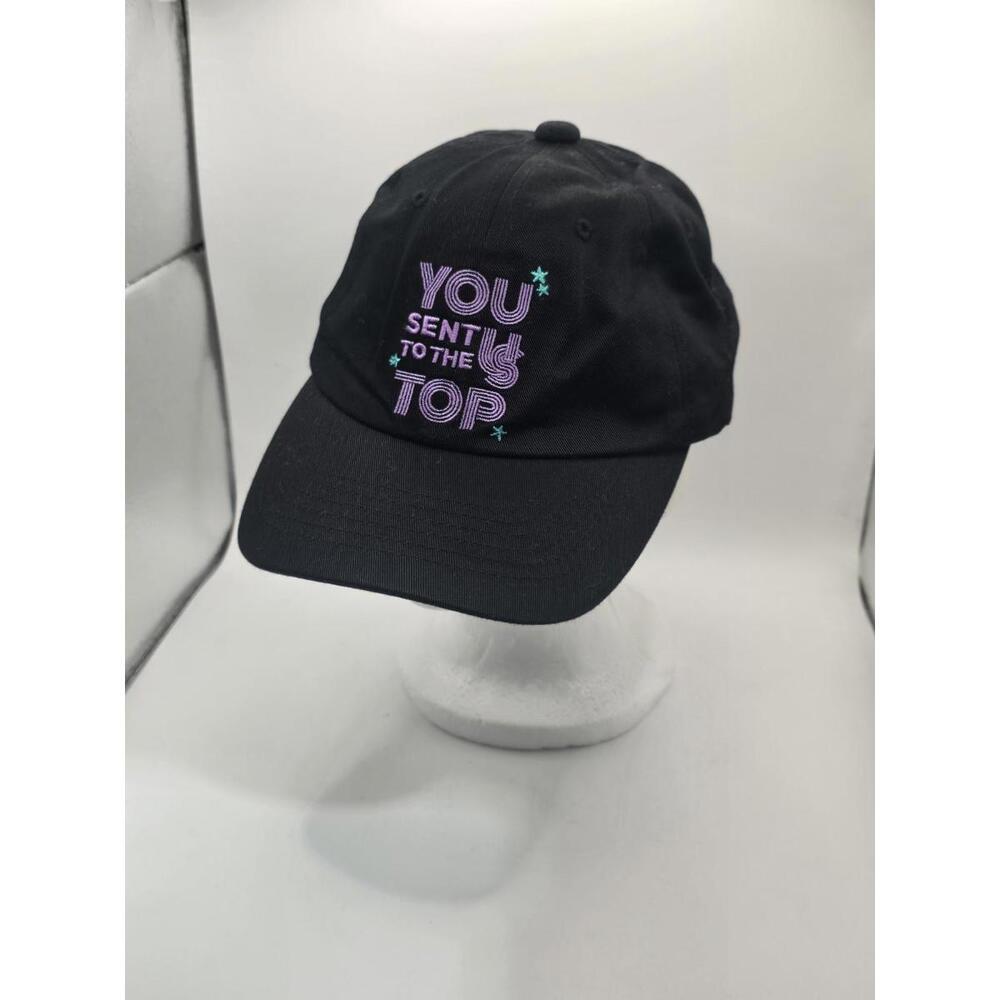 BTS Dynamite Celebration Official Cap Baseball Hat Black You Sent Us To The Top